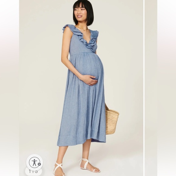 Hatch Sarah Midi Dress size 3 Large - Picture 3 of 8